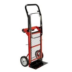 Diable/chariot capacité 80 kg en diable et 50 kg en chariot roues pneumatiques l.33 x P44,5 x H119 cm