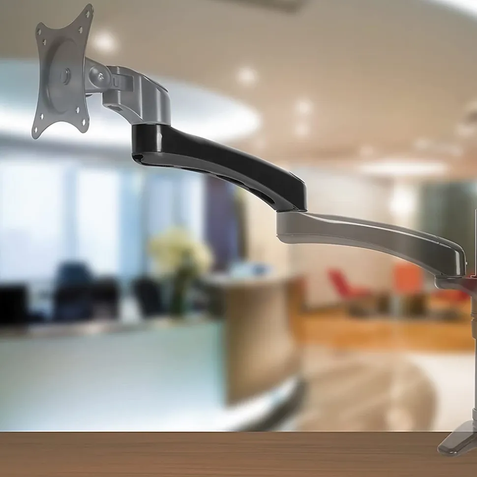 DM45-55 ARM SINGLE 1x Bras supplémentaire pour support d'écran Permet d'ajouter un écran ou accessoire supplémentaire Duronic