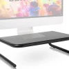 DM071 Rehausseur pour moniteur 24 x 35 cm Support d'écran Charge max 10 kg Hauteur 11 cm Espace de travail organisé Duronic