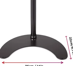 DM15D2V2 Support 2 écrans PC sur socle pour bureau Bras de moniteurs Rotatif Inclinable Pivotant Compatible VESA 75 100 Duronic