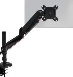DMG51X2 Support écran PC à pince pour bureau Bras de moniteur Rotatif Inclinable Pivotant Compatible VESA 75 100 Duronic