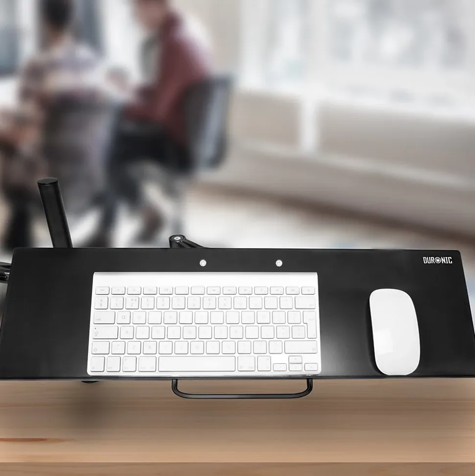 DM0K1 Support pour clavier souris accessoire 60 x 18 cm Montage facile Compatibilité universelle VESA 75 100 Duronic