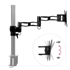 DML5 BK Bras supplémentaire pour ajouter un moniteur d'écran ou accessoire Compatible avec la gamme DM35 Duronic