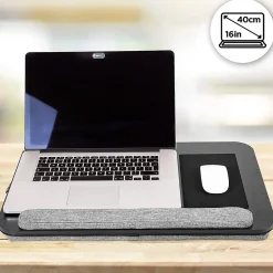 DML433 Plateau pour ordinateur portable Support pour tablette Lapdesk à poser sur les genoux ou sur un bureau Duronic