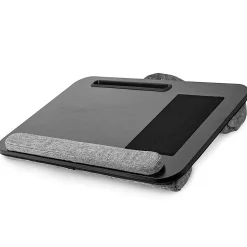 DML433 Plateau pour ordinateur portable Support pour tablette Lapdesk à poser sur les genoux ou sur un bureau Duronic