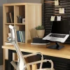 DML125 Support pour ordinateur portable tablette 26,5 x 40 cm Hauteur ajustable de 8 à 18,5 cm Charge max 5 kg Duronic