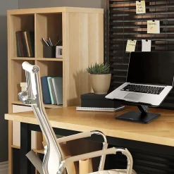 DML125 Support pour ordinateur portable tablette 26,5 x 40 cm Hauteur ajustable de 8 à 18,5 cm Charge max 5 kg Duronic