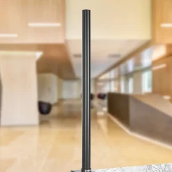 DM35POLE-80 Potence de 80 cm Fixation à pince Compatible avec support d'écran Permet d'ajuster la hauteur de l'écran Duronic