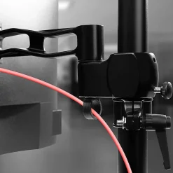DM351X3 BK Support écran PC à pince pour bureau Bras de moniteur Rotatif Inclinable Pivotant Compatible VESA 75 100 Duronic
