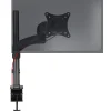 DM451X2 Support écran PC à pince pour bureau Bras de moniteur Rotatif Inclinable Pivotant Compatible VESA 75 100 Duronic