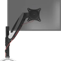 DM651X2 Support écran PC à pince pour bureau Bras de moniteur Rotatif Inclinable Pivotant Compatible VESA 75 100 Duronic