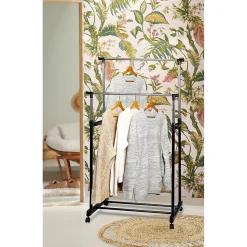 Double penderie mobile Pendo - L. 80 x H. 170 cm