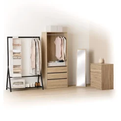 Dressing 3 tiroirs avec penderie