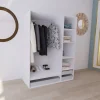 Dressing blanc 3 paniers GoodHome Atomia H. 187,5 x L. 150 x P. 58 cm