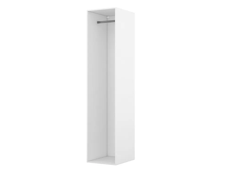 Dressing blanc avec penderie GoodHome Atomia H. 225 x L. 50 x P. 58 cm