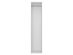 Dressing blanc avec penderie GoodHome Atomia H. 225 x L. 50 x P. 58 cm