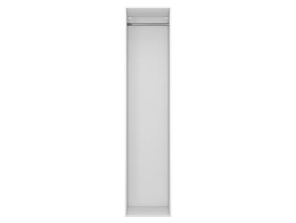 Dressing blanc avec penderie GoodHome Atomia H. 225 x L. 50 x P. 58 cm