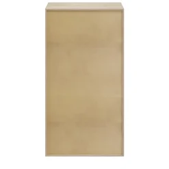 Dressing effet chêne 2 tablettes 5 tiroirs GoodHome Atomia H. 187,5 x l. 150 x P. 58 cm