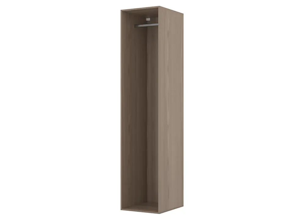 Dressing effet chêne avec penderie GoodHome Atomia H. 225 x L. 50 x P. 58 cm