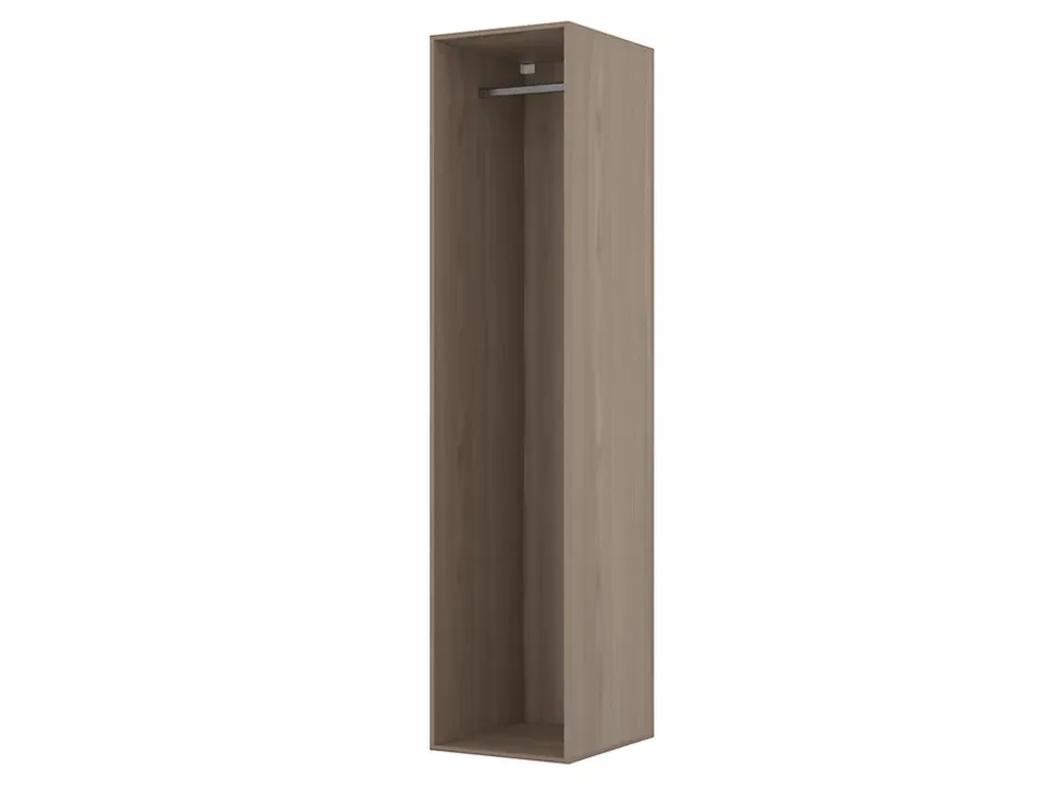 Dressing effet chêne avec penderie GoodHome Atomia H. 225 x L. 50 x P. 58 cm