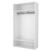 Dressing ouvert blanc GoodHome Atomia H. 187,5 x L. 100 x P. 45 cm