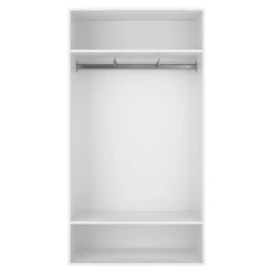 Dressing ouvert blanc GoodHome Atomia H. 187,5 x L. 100 x P. 45 cm