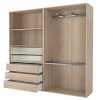 Dressing ouvert effet chêne GoodHome Atomia H. 187,5 x L. 200 x P. 45 cm