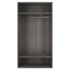 Dressing ouvert effet chêne grisé GoodHome Atomia H. 187,5 x L. 100 x P. 45 cm