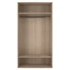 Dressing ouvert effet chêne GoodHome Atomia H. 187,5 x L. 100 x P. 45 cm