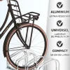 DUNLOP Support Vélo Râtelier Range Vélo - Sol ou Mural 4 Vélos, Support Garage Compact & Robuste, Montage Facile