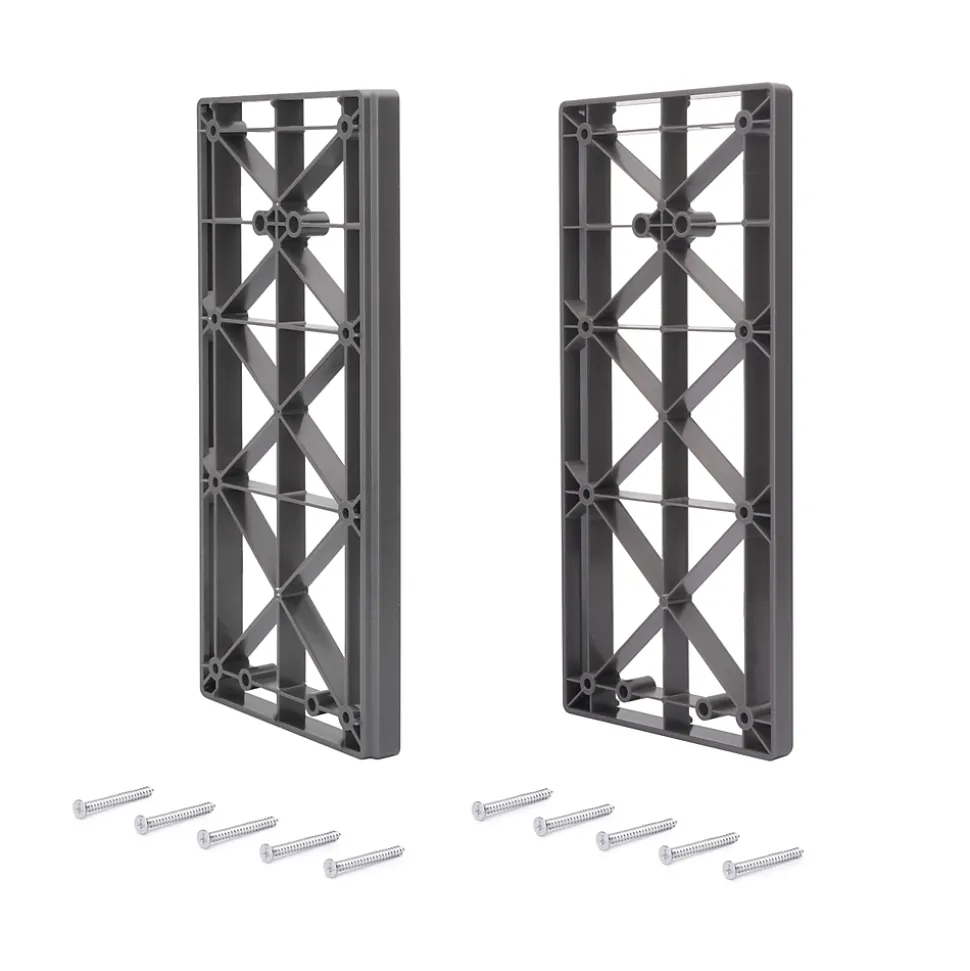 Emuca Accessoire latéral pour penderie rabattable pour armoire Sway, Plastique, Titane