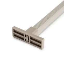 Emuca Kit de 7 porte-pantalons, 1 plateau et 1 cadre coulissant à fermeture douce pour armoires, réglable, module 800mm, Gris