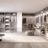 Emuca Kit de panier et cadre coulissant avec fermeture souple pour armoire, réglable, module 900mm, Gris pierre