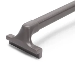 Emuca Kit de porte-pantalon à 7tringles et rack ajustable Quartz pour armoires, glissières extension totale et à fermeture douce,