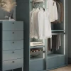 Emuca Kit tiroir à chaussures et rack ajustable Quartz pour armoires, glissières extension totale et à fermeture douce, Module