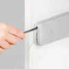 Emuca Mécanisme de porte Relevable Microwinch, 4kg, acier et plastique, gris