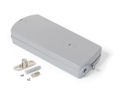Emuca Mécanisme de porte Relevable Microwinch, 4kg, acier et plastique, gris