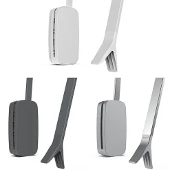 Emuca Penderie rabattable pour armoire Sling, 600 - 830, Titane , Acier et Plastique.