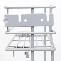 Emuca Porte-bouteilles latéral extractible Supra avec fermeture amortie, module 150mm, Acier, Peint aluminium
