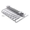 Emuca Porte-pantalons extractible, Gauche, Peint en aluminium, Acier et Plastique.