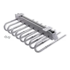 Emuca Porte-pantalons extractible, Gauche, Peint en aluminium, Acier et Plastique.