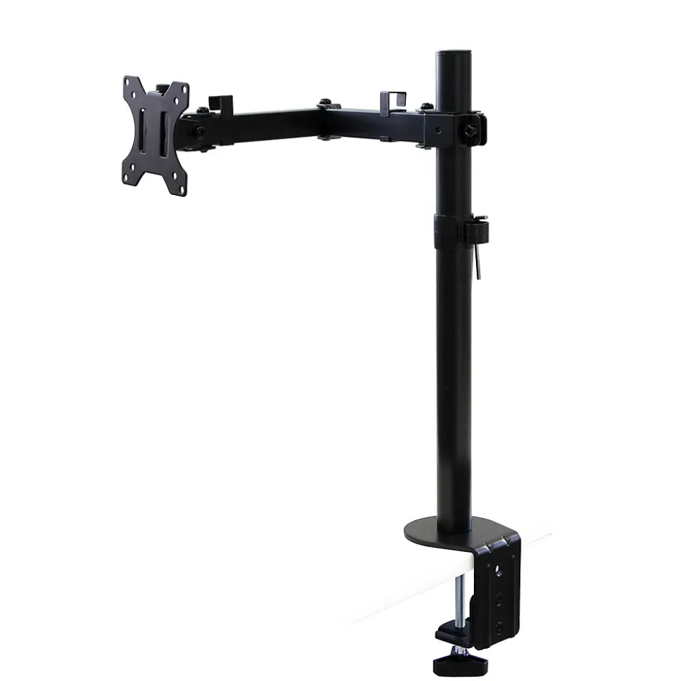 Emuca Support ecran inclinable et rotatif 360 acier noir