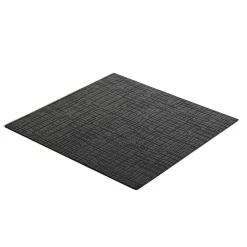 Emuca Tapis antidérapant pour tiroirs, Net, longueur 20m x 480mm, Plastique, Noir