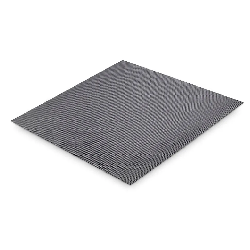 Emuca Tapis antidérapant pour tiroir, Minirhomb, longueur 20m x 480mm, plastique, Gris antracite