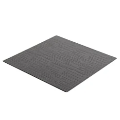Emuca Tapis antidérapant pour tiroirs, Net, longueur 20m x 480mm, Plastique, Gris antracite
