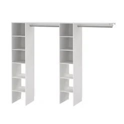 Ensemble 2 kits dressing coloris blanc Matai H. 200 x L. 260 x P. 45 cm