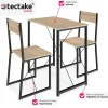 Ensemble chaises de salle à manger 3 pièces Bois et Acier Bois clair