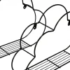 Ensemble de 3 Etagères Toender pour enfant en forme de nuage noir en.casa