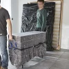 Ensemble de 2 poignées de transport en acier gainé Mottez charge maxi 80 kg