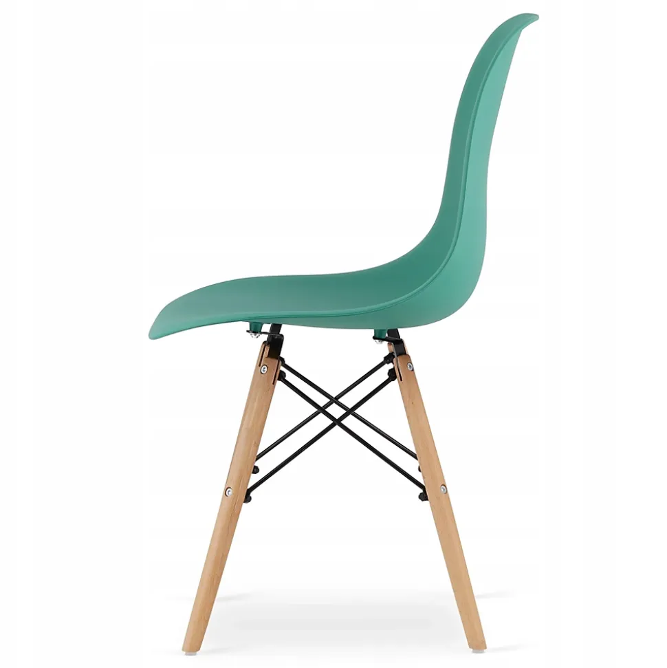 Ensemble de 4 tables rondes blanches Valora KOVA 80, design moderne